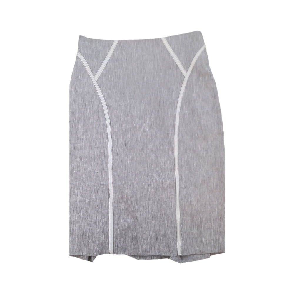 Bebe Linen Blend Pencil Skirt